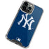 MLB New York Yankees - Solid Distressed iPhone 15 Pro Clear Case